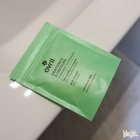 Dentifrice en pastilles | Menthe | 120 pastilles | Sans fluor
