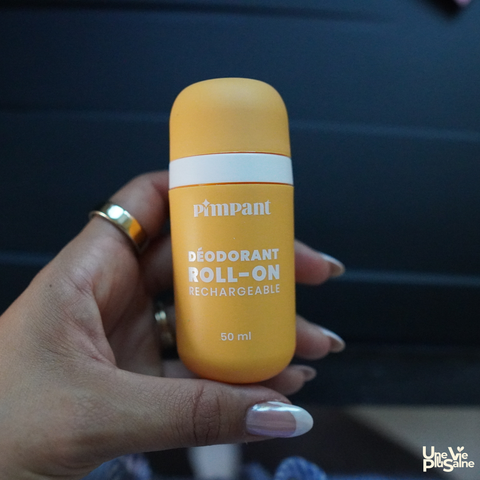 Déodorant roll-on rechargeable
