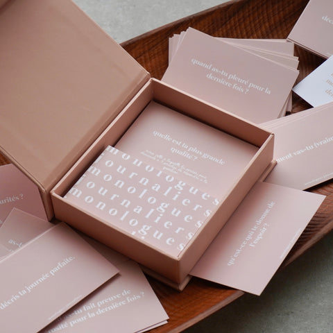 Cartes d’introspection | Journaling, méditation & développement personnel