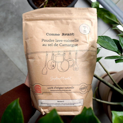 Poudre lave-vaisselle au sel de Camargue | 1,5kg