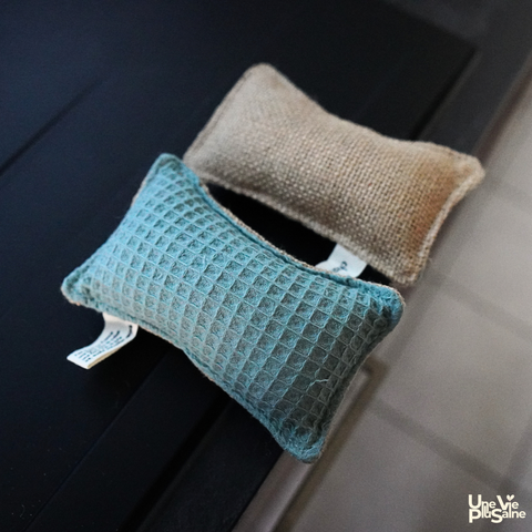 Éponge Lavable Coton Nid d'Abeille & jute | Fabriquée en France