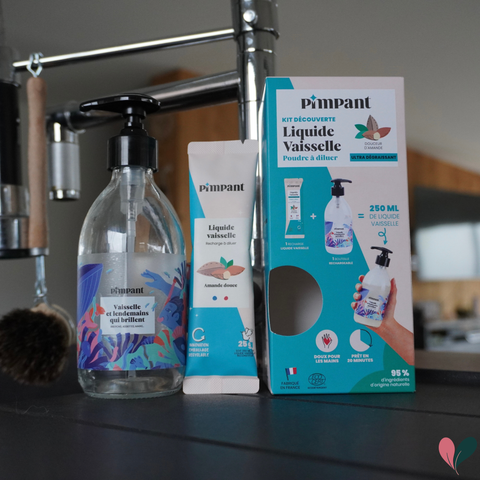 Liquide vaisselle à diluer | Parfum amande ou agrumes
