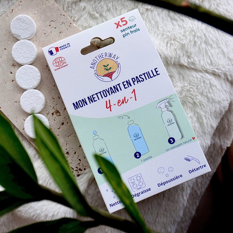 Le nettoyant multi - usages en pastilles à diluer | Pin Eucalyptus | x5acide citriqueUneViePlusSaine