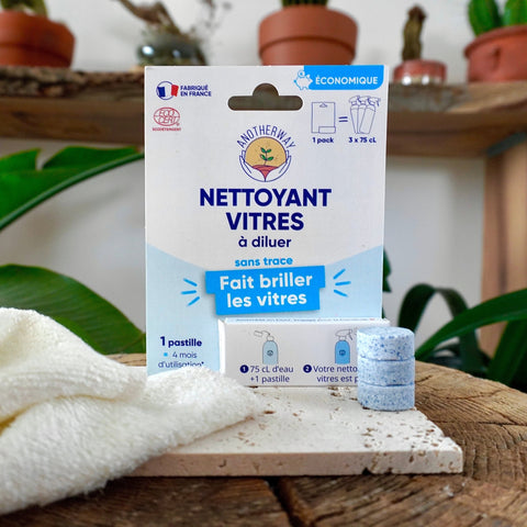 Le nettoyant vitres en pastilles à diluer | x3acide citriqueUneViePlusSaine