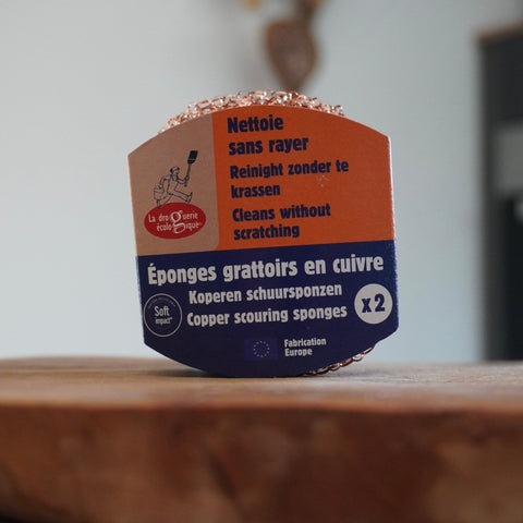 Éponge grattoir| Cuivre | Ne raye pasentretienUneViePlusSaine