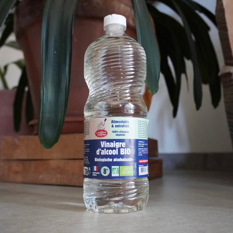Vinaigre Blanc Alcool Bio 8° 1L | Multi - usage Ménager & AlimentaireentretienUneViePlusSaine
