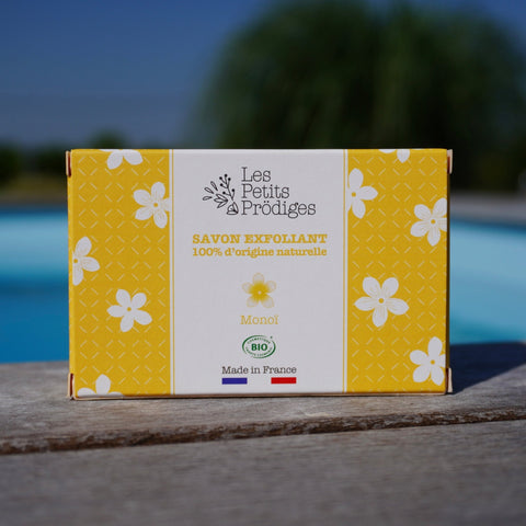 Savon exfoliant | Monoï | 100g | Les Petits Prödigessavon solideUneViePlusSaine
