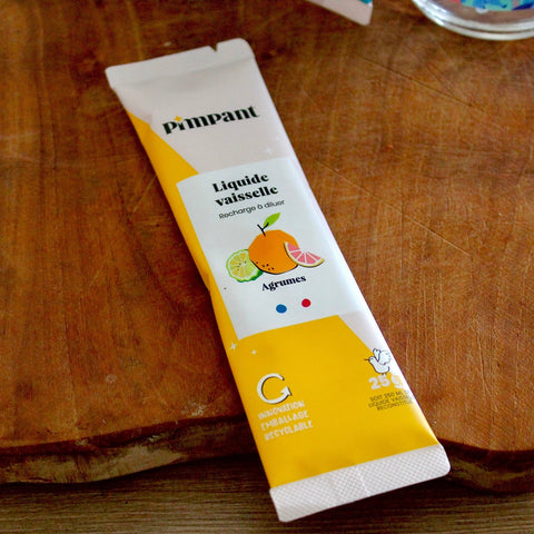Recharge liquide vaisselle à diluer | Parfum amande ou agrumessavon vaisselleUneViePlusSaine