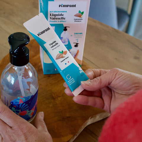 Recharge liquide vaisselle à diluer | Parfum amande ou agrumessavon vaisselleUneViePlusSaine