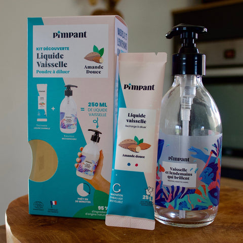 Liquide vaisselle à diluer | Parfum amande ou agrumessavon vaisselleUneViePlusSaine