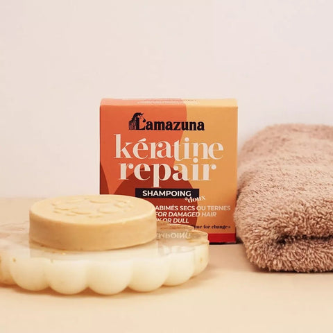 Shampoing solide Keratine RepairshampoingUneViePlusSaine