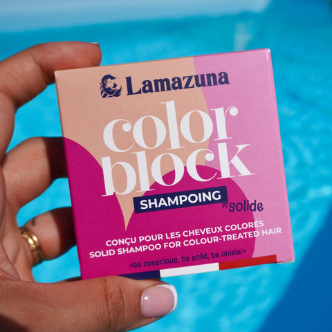 Shampoing solide cheveux colorés | Huile de cerise | LamazunashampoingUneViePlusSaine