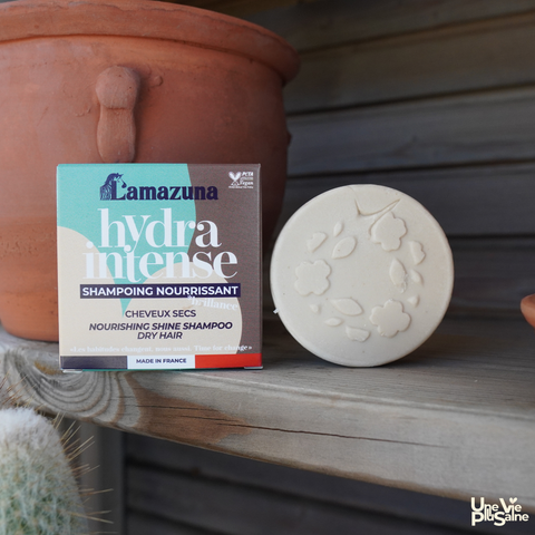 Shampoing solide cheveux secs | Huile de coco vierge | Hydratation intense | Lamazuna