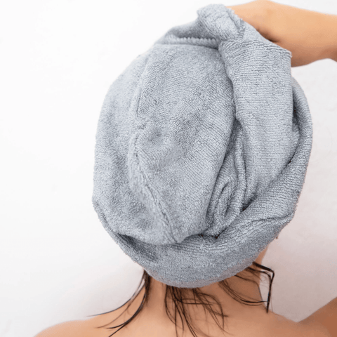 Serviette cheveux en bambou | 3 colorisSOIN CHEVEUXUneViePlusSaine
