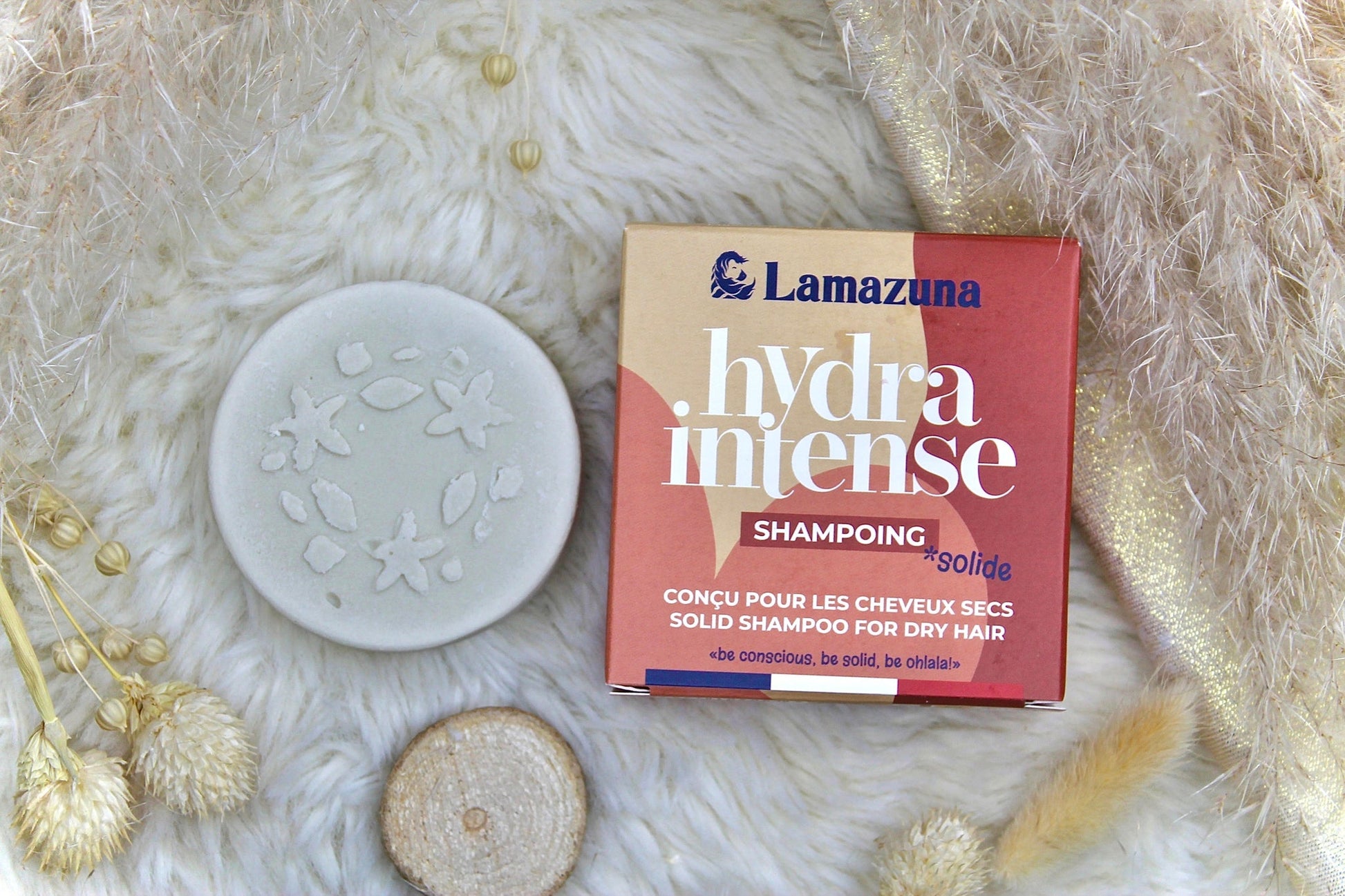Shampoing solide cheveux secs | Huile de coco vierge | Hydratation intense | LamazunashampoingUneViePlusSaine