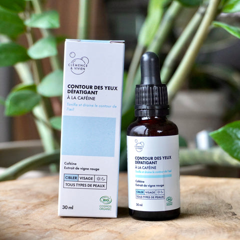 Sérum contour des yeux | Défatiguant | BIO | Clémence & Vivien | 30mL