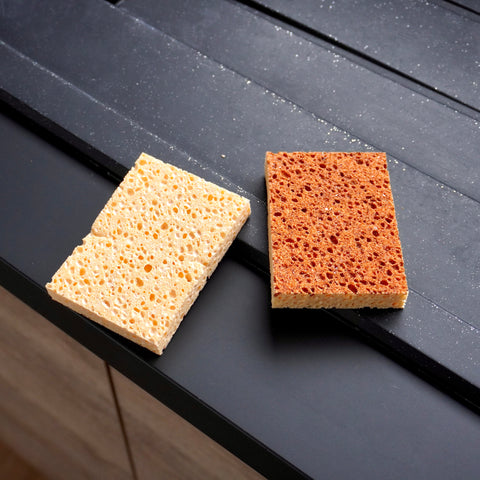 Éponge végétale | Zéro microplastiques | Fabrication française