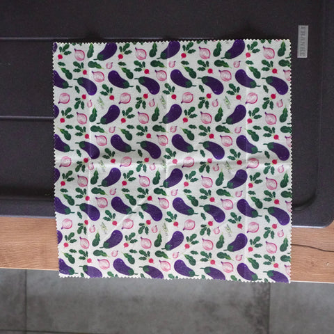 Lot de 3 Bee Wraps | Emballages alimentaires réutilisables