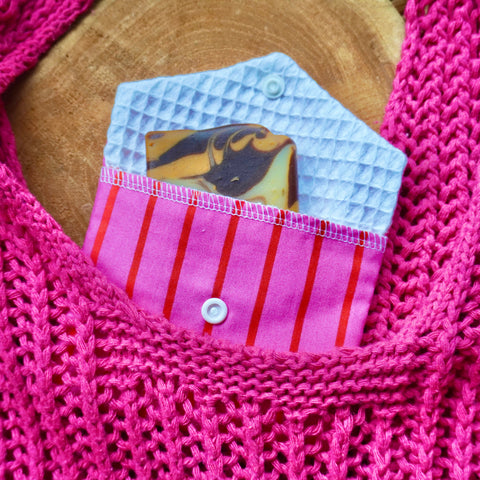 Pochette à savon réutilisable