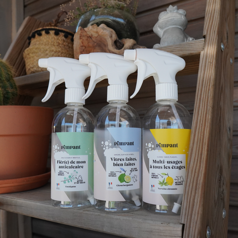 Bouteille spray rechargeable | Multi-usages, anti-calcaire & vitres