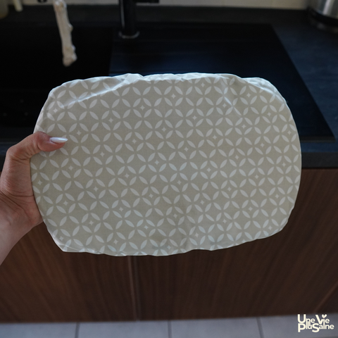 Charlotte alimentaire rectangulaire | Couvre plat lavable | Taille L