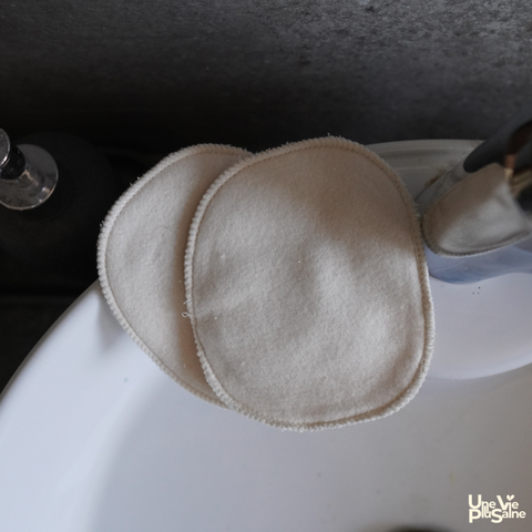 Carré Démaquillant Lavable Coton Bio GOTS | Fait Main