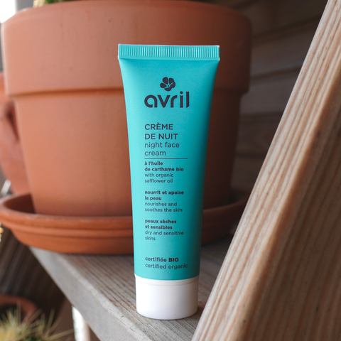 Crème de nuit visage | peaux normales à mixtes | BIO | 50mL | Avril