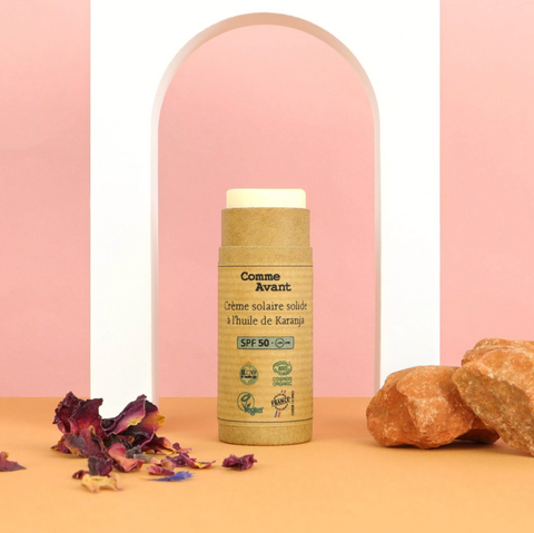 Stick solaire naturel | Visage & lèvres | SPF 20,5 (UVA 9,6) | 20g