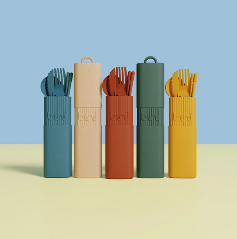 Kit de couverts réutilisables | 5 coloris