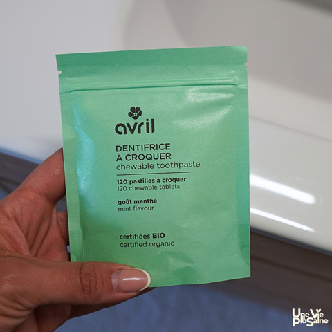 Dentifrice en pastilles | Menthe | 120 pastilles | Sans fluor