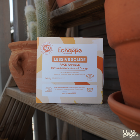 Tablettes de lessive solides | 15 ou 30 doses | 100% d’origine naturelle
