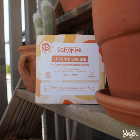 Tablettes de lessive solides | 15 ou 30 doses | 100% d’origine naturelle