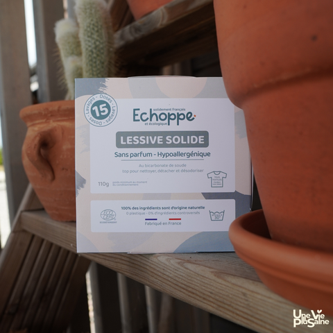 Tablettes de lessive solides | 15 ou 30 doses | 100% d’origine naturelle