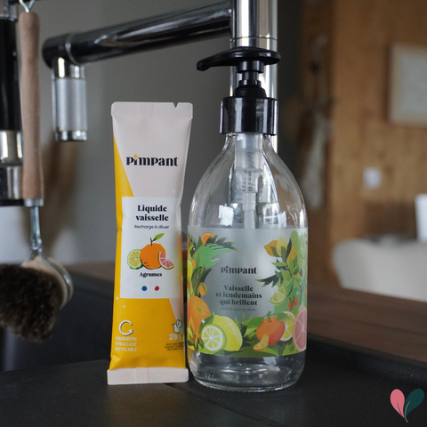 Liquide vaisselle à diluer | Parfum amande ou agrumes