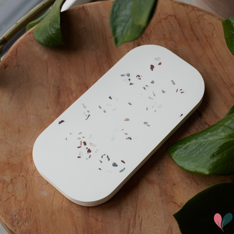 Porte savon en diatomite naturelle