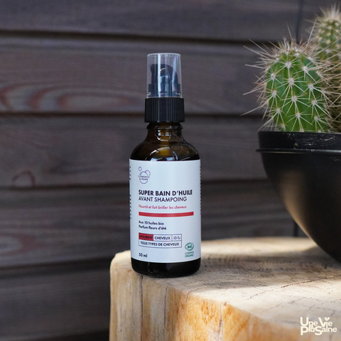 Super bain d'huile | Avant shampoing | Parfum fleur d'été | 50mL