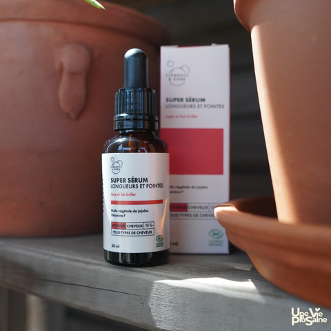 Sérum longueurs & pointes | lisse et fait briller | Parfum fleur d'été | Clémence & Vivien | 30mL