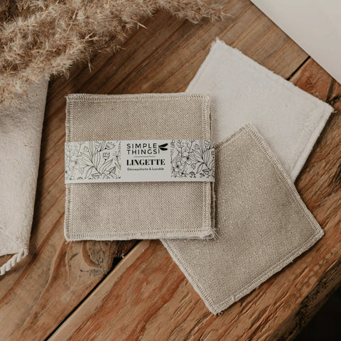 Lingettes démaquillantes lavables | x3cotons lavablesUneViePlusSaine
