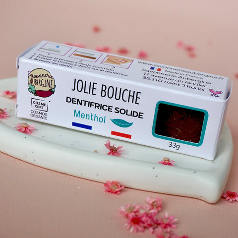 Dentifrice solide à la menthedentifrice solideUneViePlusSaine