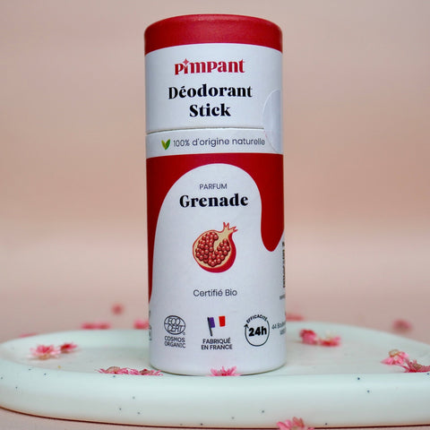 Déodorant solide | 24h | Grenade | Pimpant | 50gdéodorantUneViePlusSaine