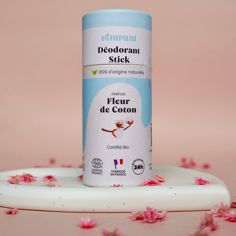 Déodorant solide | 24h | Fleur de coton | Pimpant | 50gdéodorantUneViePlusSaine