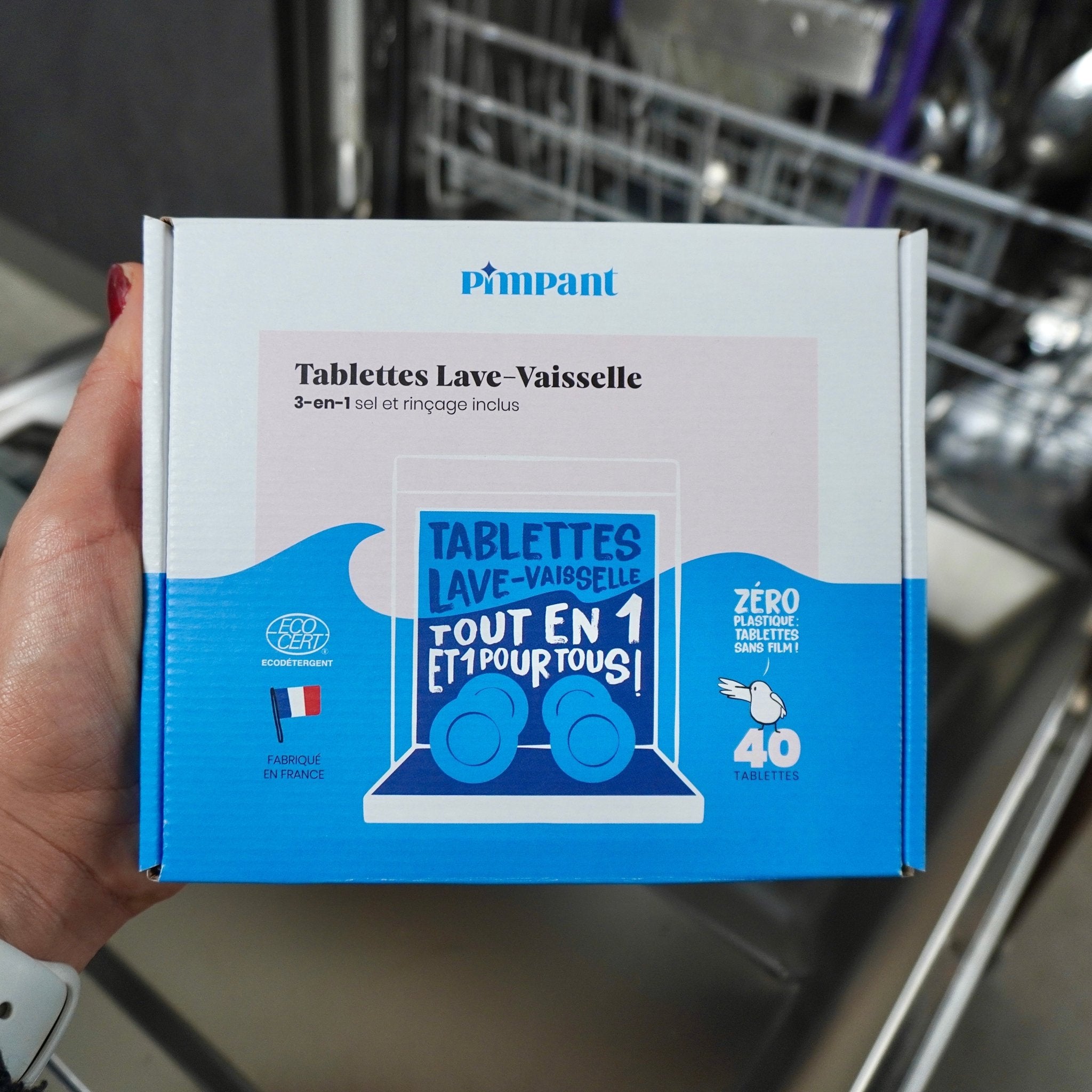 Tablettes lave-vaisselle | 30 tablettes | 3 en 1 | Pimpant