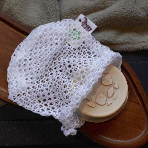 Filet sauve - savon | Anti gaspi | Coton biologiquefilet de lavageUneViePlusSaine