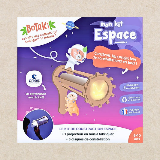 Kit Espace | Fabrique ton projecteur de constellations | 6 à 10 anskit à monterUneViePlusSaine