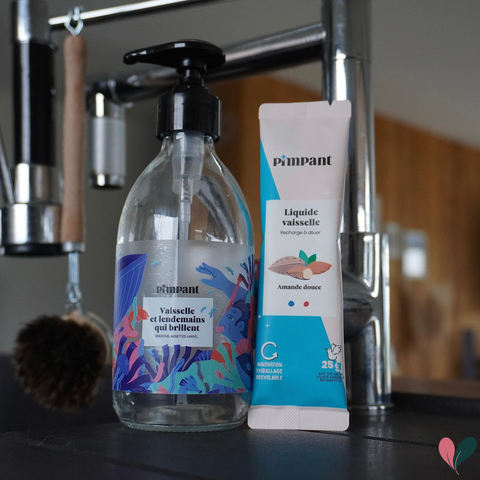 Liquide vaisselle à diluer | Parfum amande ou agrumes