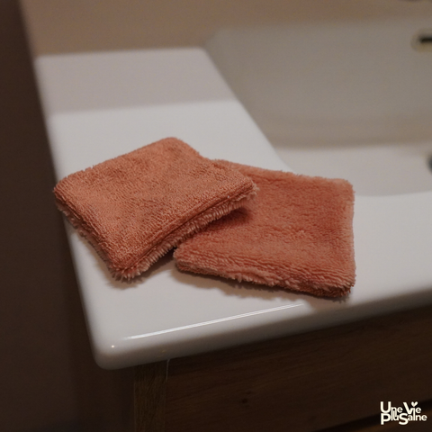 Lingettes lavables démaquillantes en bambou | Lot de 4