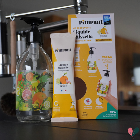 Liquide vaisselle à diluer | Parfum amande ou agrumes