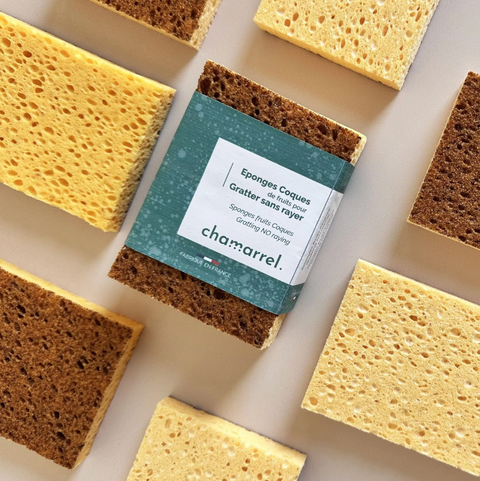 Éponge végétale | Zéro microplastiques | Fabrication française