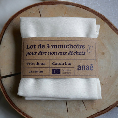 Mouchoirs | Lot de 3UneViePlusSaine