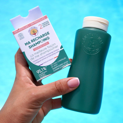 LOT | Shampoing à Diluer + Flacon Rechargeable | 270mlUneViePlusSaine